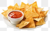 PNG Nachos food dip ketchup. AI generated Image by rawpixel.