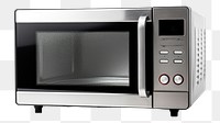 PNG Modern microwave oven appliance white background technology. 