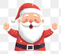 PNG Christmas Santa christmas white background celebration