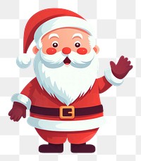 PNG Christmas Santa christmas winter white background