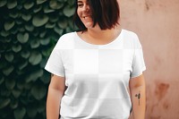 Women's blouse png, transparent mockup