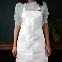 Apron png transparent mockup