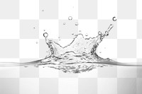 PNG Water drop refreshment simplicity. AI generated Image by rawpixel.