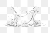 PNG Splash water backgrounds drop refreshment. 