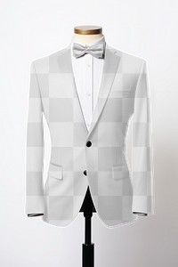 Tuxedo suit png mockup, transparent apparel