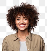 PNG Portrait fashion smiling person. 