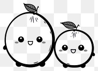 PNG Drawing black fruit cute. 