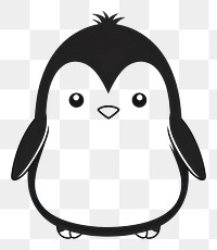 PNG Penguin animal black white. 