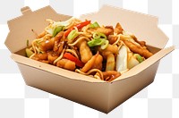 PNG Chinese food takeaway noodle box  