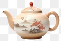 PNG Chinese tea pot pottery teapot drink. AI generated Image by rawpixel.