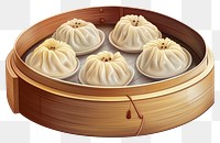 PNG Dimsum dumpling food xiaolongbao. 