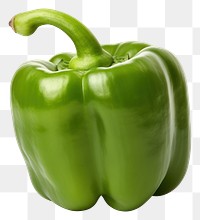 PNG Green bell pepper vegetable plant food. 