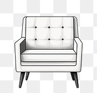 PNG Furniture armchair comfortable relaxation. AI generated Image by rawpixel.