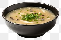 PNG Miso soup food meal bowl. 