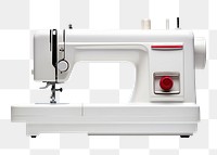 PNG Modern sewing machine white technology equipment. 