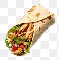 PNG Chicken burrito bread food vegetable. 