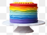 PNG Pride month cake dessert icing. 