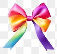 PNG Pride month ribbon bow  