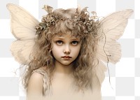 PNG A little fairy portrait drawing female