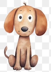 PNG Dog cartoon animal mammal. 