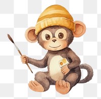 PNG Cartoon monkey cute  