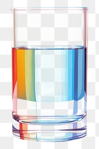 PNG A minimalism glass refreshment drinkware lighting. 