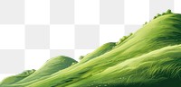 PNG Green hill aesthetic backgrounds landscape grassland. 