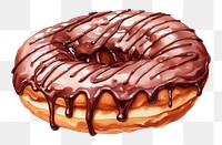 PNG Donut chocolate dessert icing. 