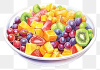 PNG Fruit Salad bowl grape salad food. 