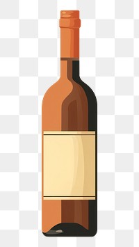 PNG Wine bottle drink food refreshment. AI generated Image by rawpixel.
