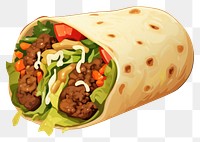 PNG Burritos burrito food vegetable. AI generated Image by rawpixel.