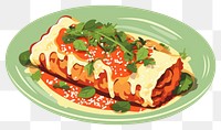 PNG Enchiladas food enchilada plate. 