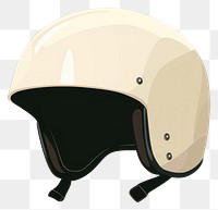 PNG White biker helmet protection headgear headwear. 