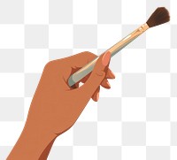 PNG Brush holding tool hand. 