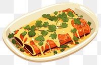 PNG Enchiladas food enchilada plate. 