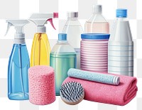 PNG Bathroom cleaning supplies plastic bottle  