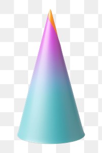 PNG Colorful birthday hat celebration simplicity lighting. AI generated Image by rawpixel.