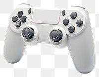 PNG Gamepad joystick white electronics. AI generated Image by rawpixel.