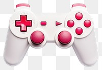 PNG Gamepad joystick white electronics. 