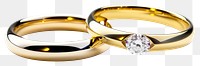 PNG Diamond rings gemstone jewelry silver. AI generated Image by rawpixel.