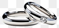 PNG Diamond rings platinum jewelry silver. AI generated Image by rawpixel.