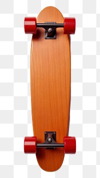 PNG 1970s colorful style skateboard longboard balance motion. 