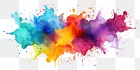 PNG Color splatter backgrounds drawing white background. AI generated Image by rawpixel.