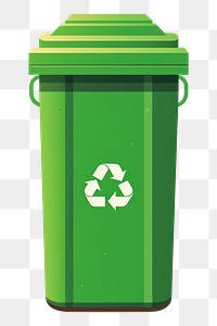 PNG Green trash garbage plastic green. AI generated Image by rawpixel.