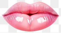 PNG Beautiful mouth lipstick cosmetics pink. 