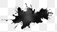 PNG Black splat drawing paint  