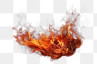 PNG fiery blaze abstract art