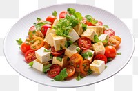 PNG Silken Tofu Salad salad food plate. 