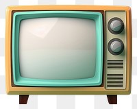 PNG  Vintage television screen electronics technology. AI generated Image by rawpixel.