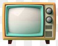 PNG Vintage television screen electronics technology. 